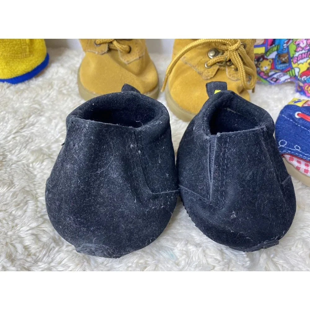 Build A Bear Clothes and‎ Shoes Jacket Dress 3 Pairs of Shoes EUC Plush HG3